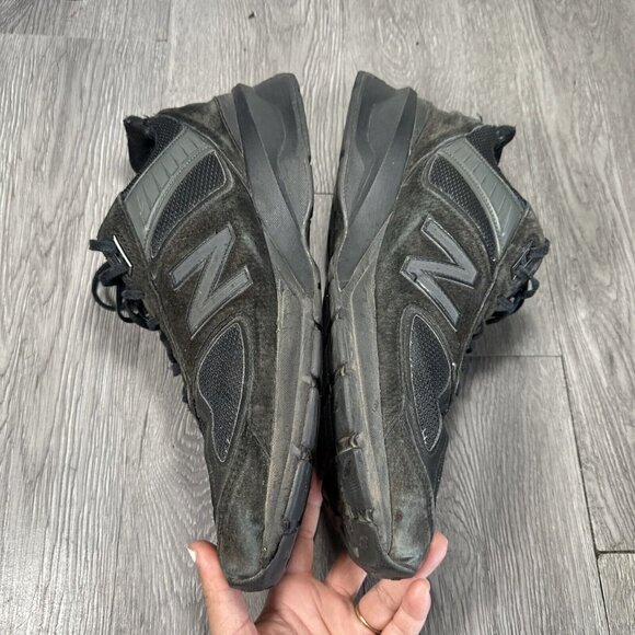 NEW BALANCE 990v5 Shoes Men Size 13 Black Suede Running Sneaker Athletic M990BB5 main image 11